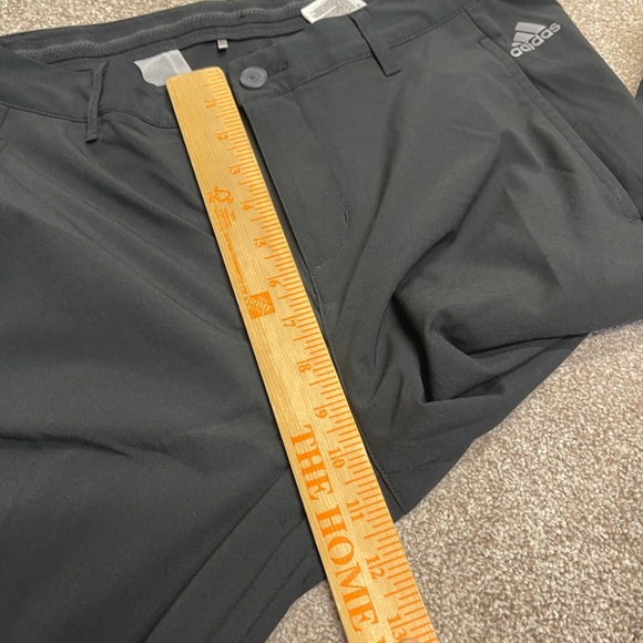 Adidas Womens athletic straight golf pants sz large black stretch pants workout - Picture 7 of 12
